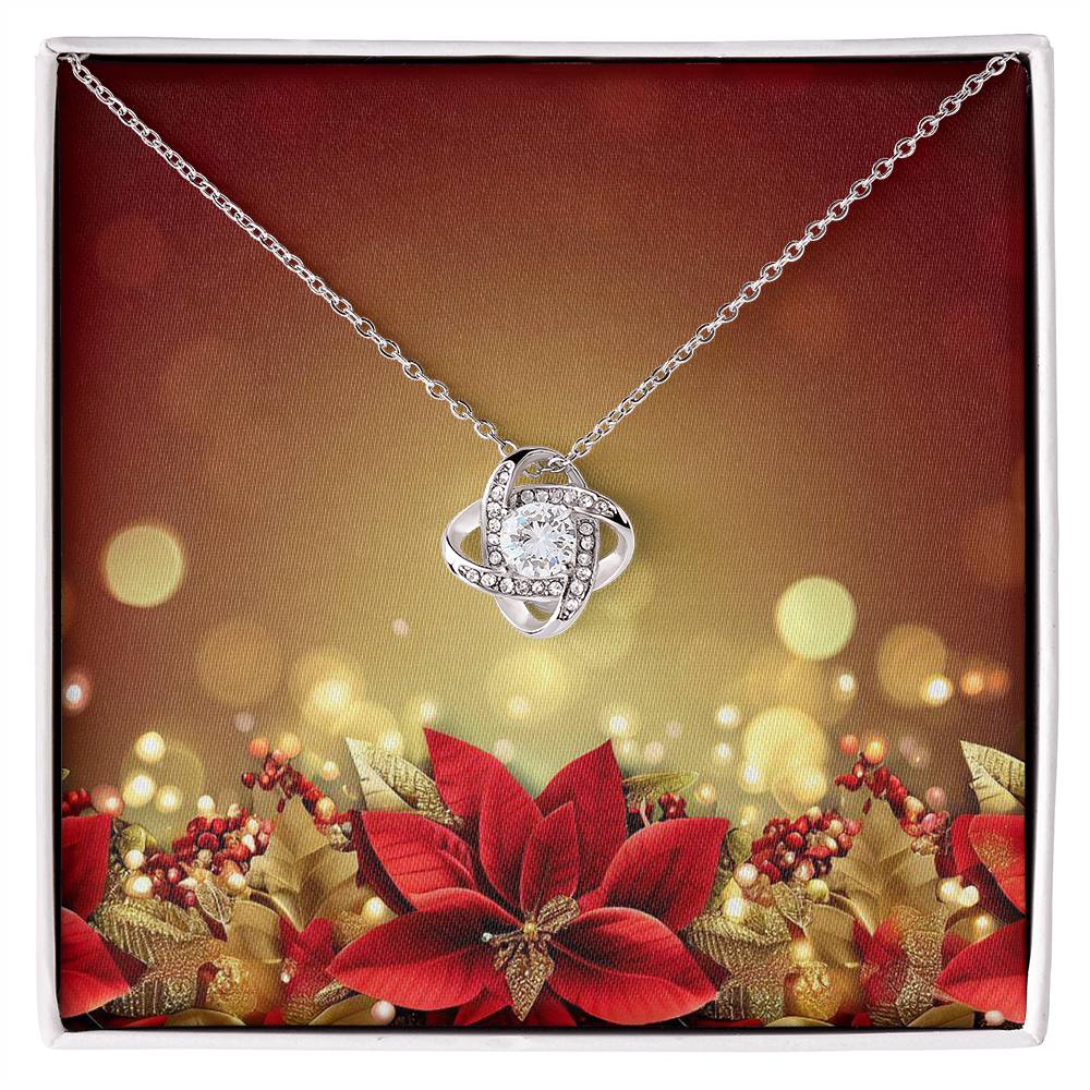Christmas Background 097 - Love Knot Necklace
