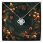Christmas Background 123 - Love Knot Necklace