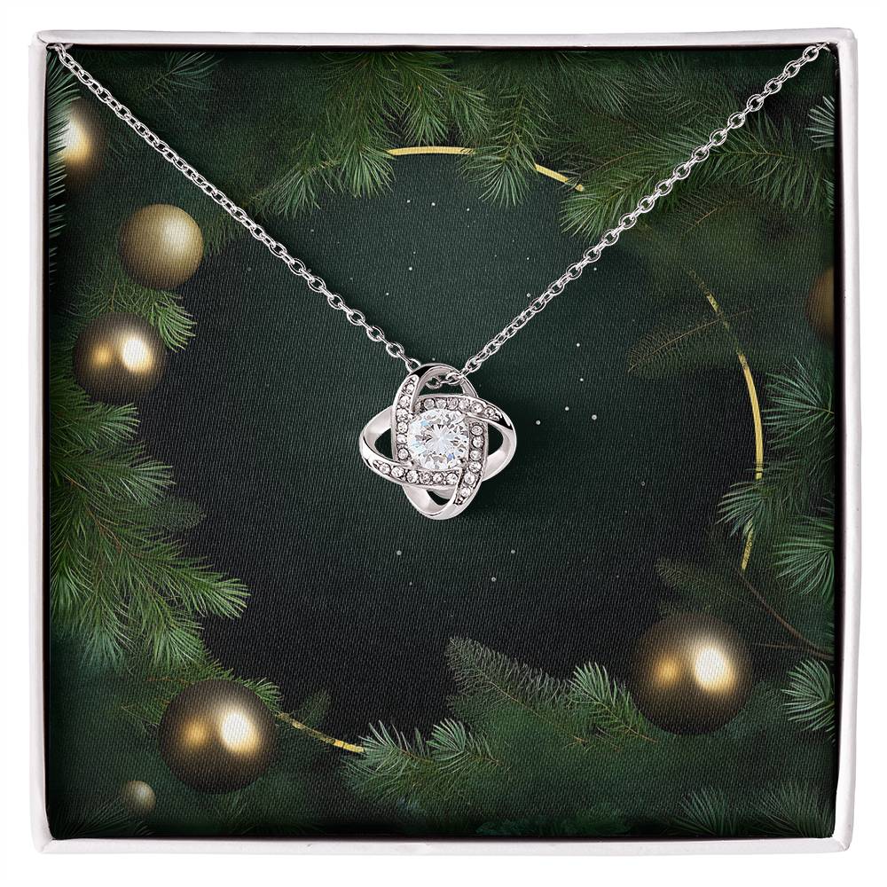 Christmas Background 103 - Love Knot Necklace
