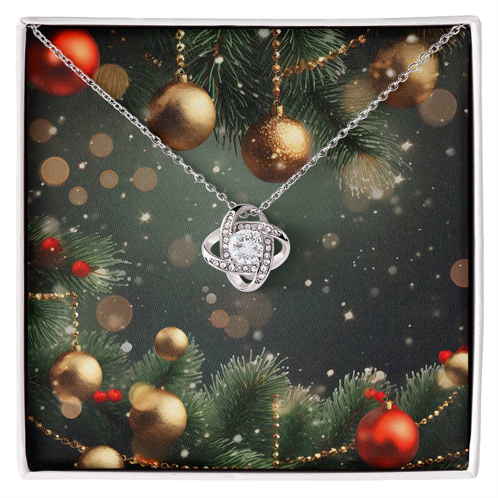 Christmas Background 117 - Love Knot Necklace