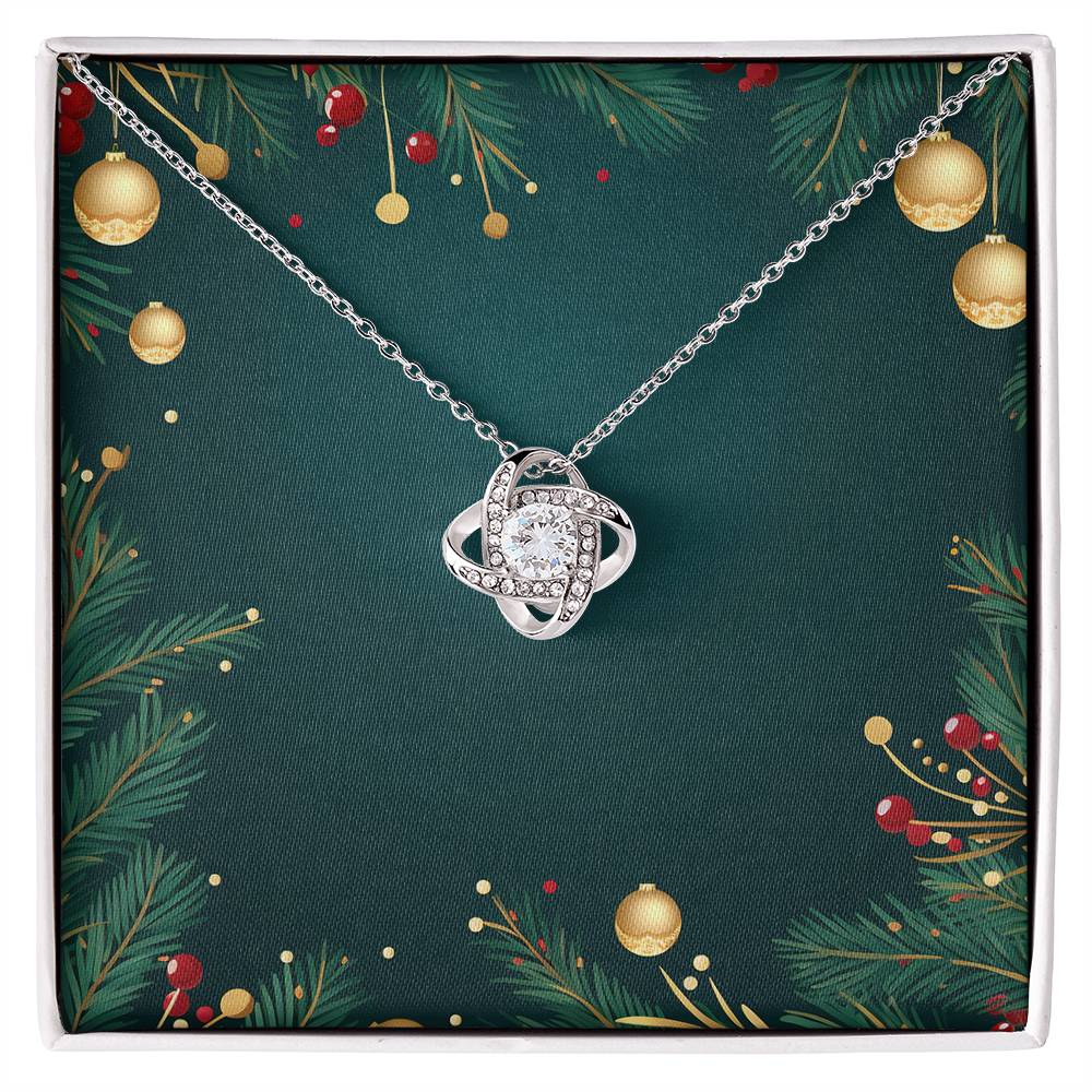 Christmas Background 045 - Love Knot Necklace