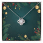 Christmas Background 045 - Love Knot Necklace