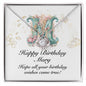Happy Birthday Mary v01 - Love Knot Necklace