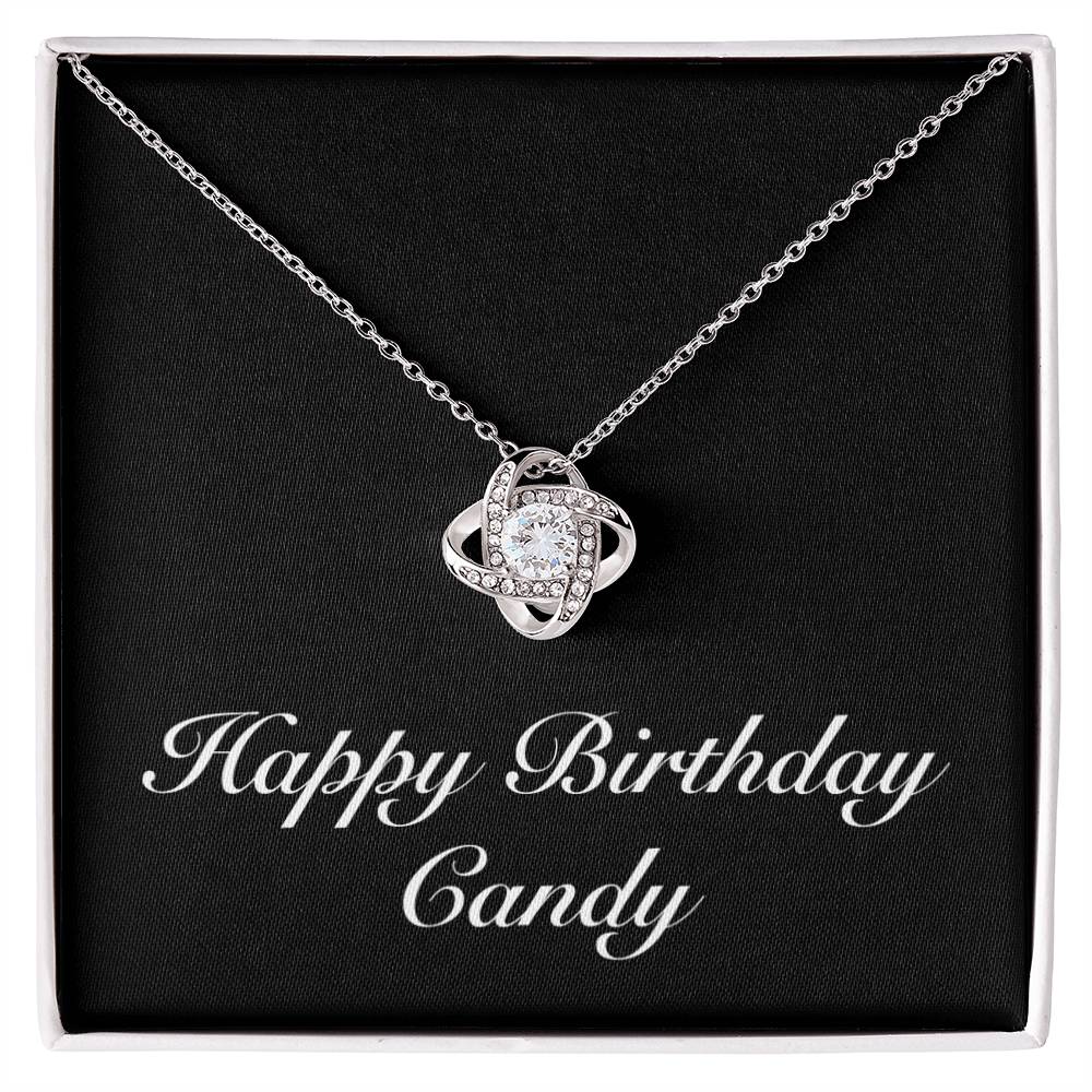 Happy Birthday Candy v2 - Love Knot Necklace