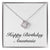 Happy Birthday Anastasia - Love Knot Necklace