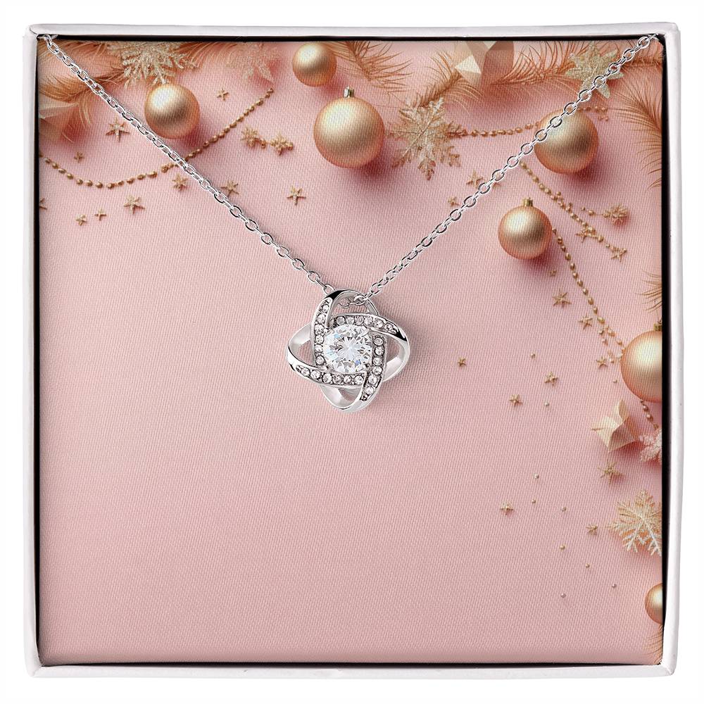 Christmas Background 040 - Love Knot Necklace