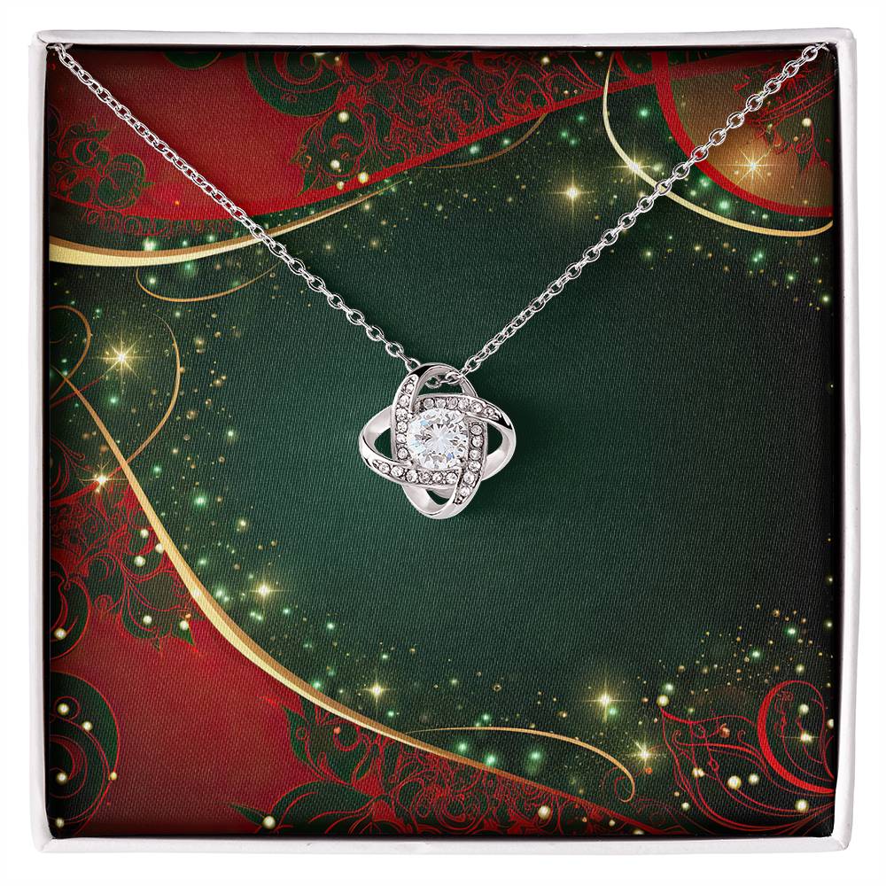 Christmas Background 071 - Love Knot Necklace