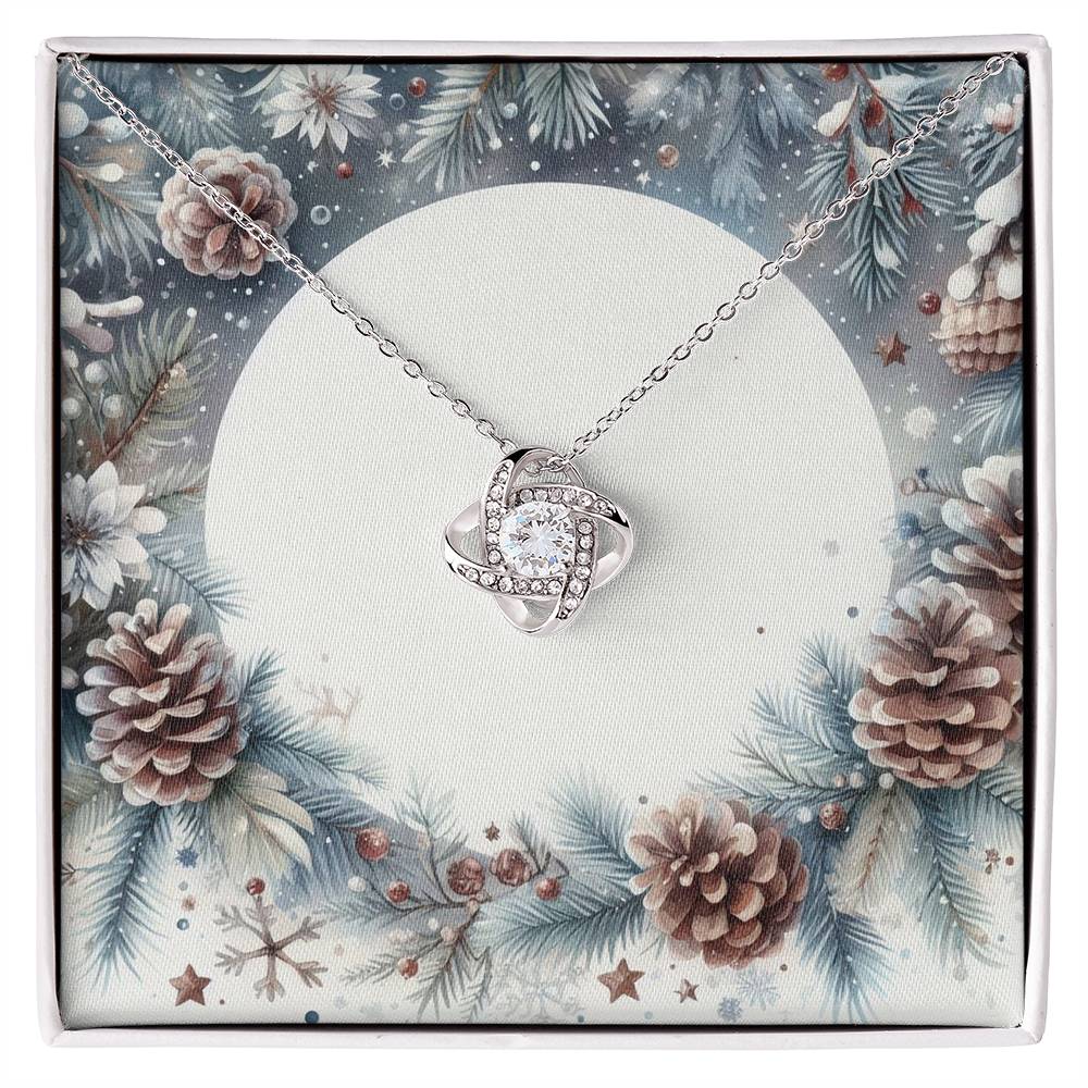 Christmas Background 085 - Love Knot Necklace