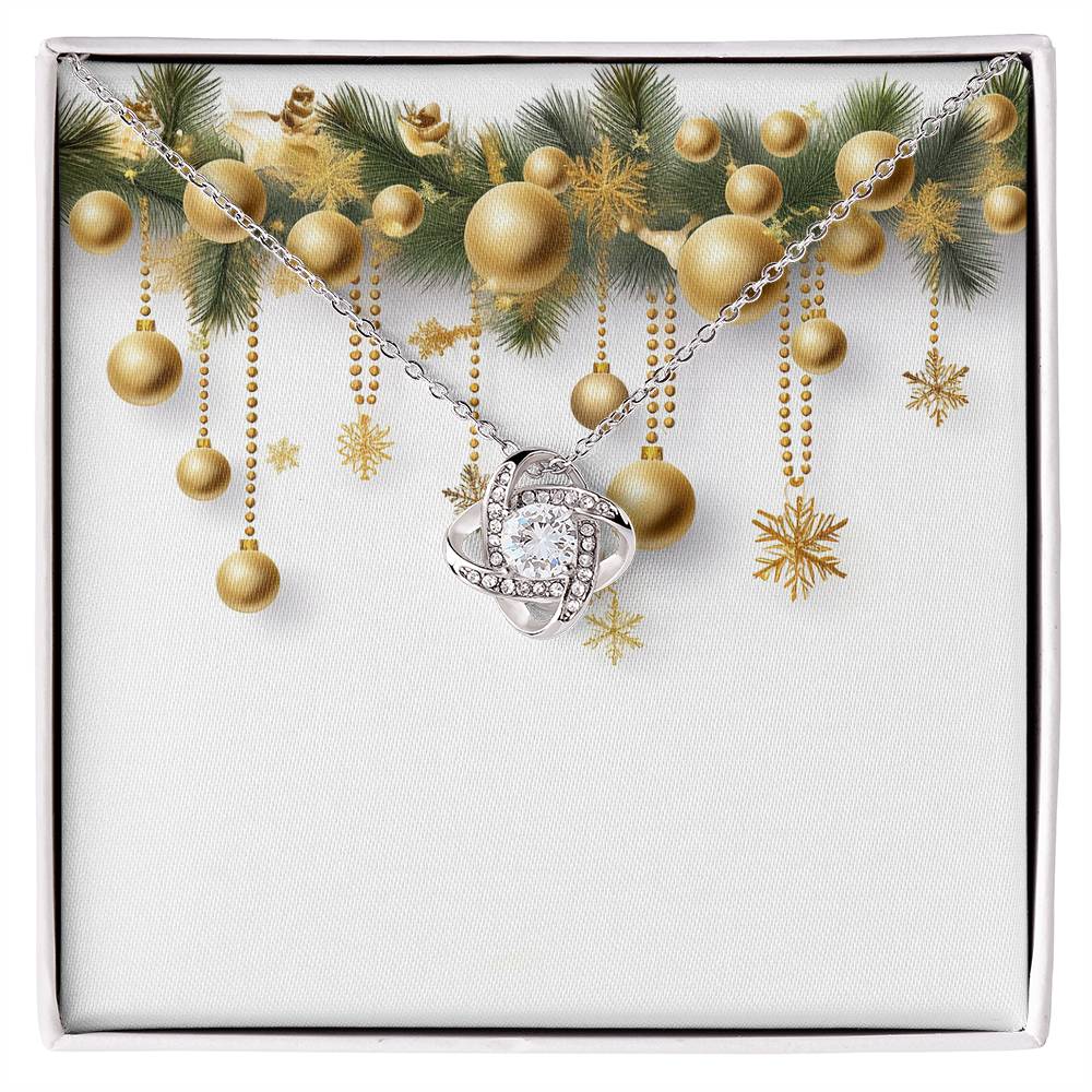 Christmas Background 043 - Love Knot Necklace