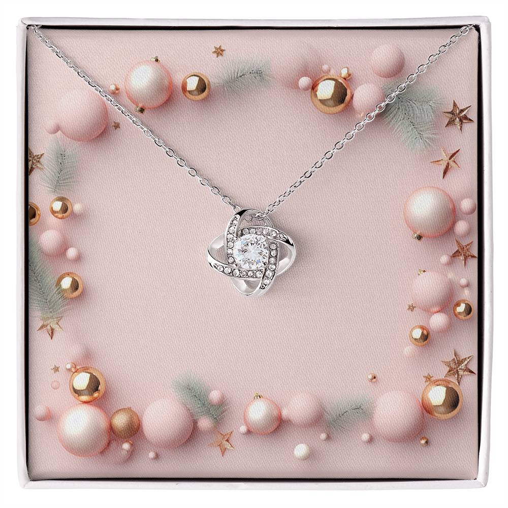 Christmas Background 026 - Love Knot Necklace