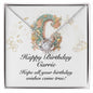 Happy Birthday Carrie v01 - Love Knot Necklace