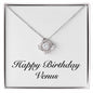 Happy Birthday Venus - Love Knot Necklace