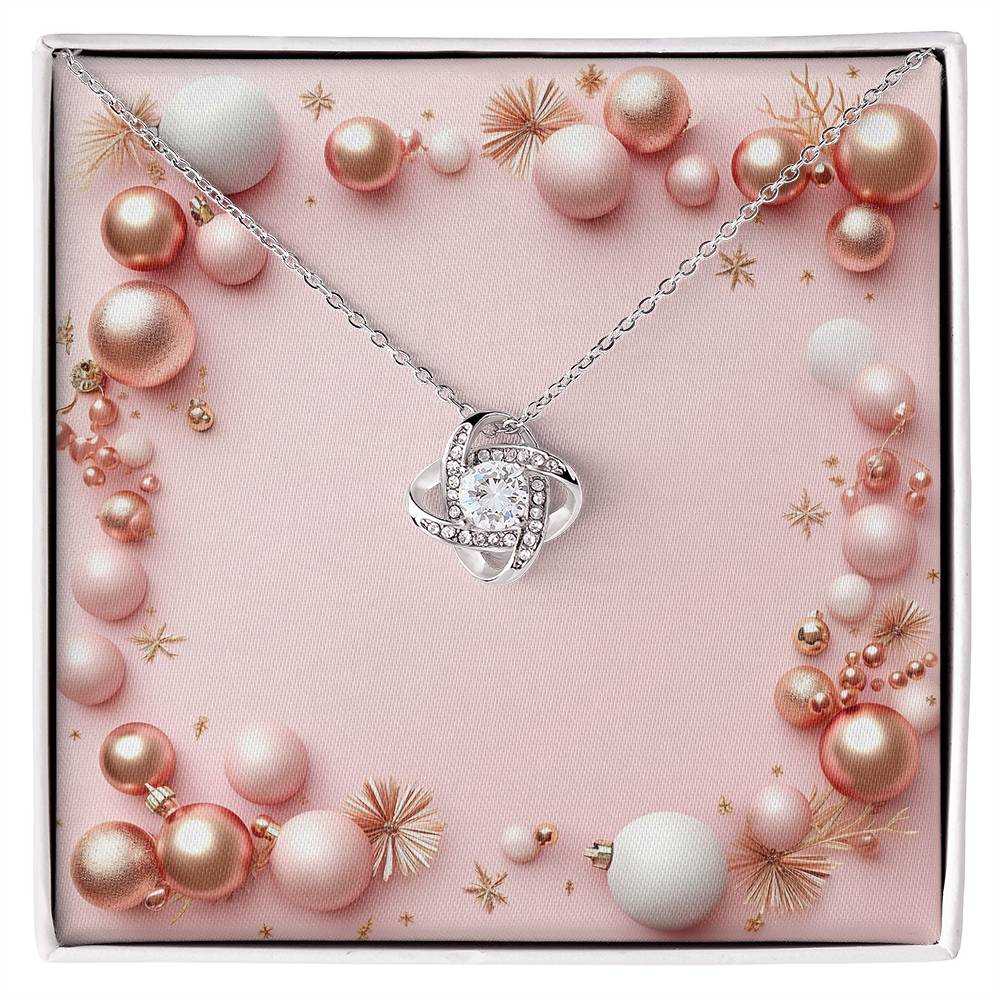 Christmas Background 060 - Love Knot Necklace