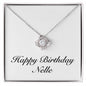 Happy Birthday Nelle - Love Knot Necklace