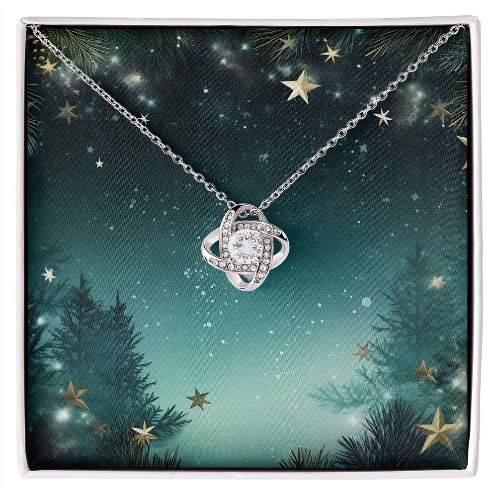 Christmas Background 111 - Love Knot Necklace