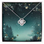 Christmas Background 111 - Love Knot Necklace