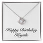 Happy Birthday Krystle - Love Knot Necklace