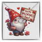Happy Valentine's Day Gnomes 014 - Love Knot Necklace