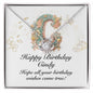 Happy Birthday Cindy v01 - Love Knot Necklace
