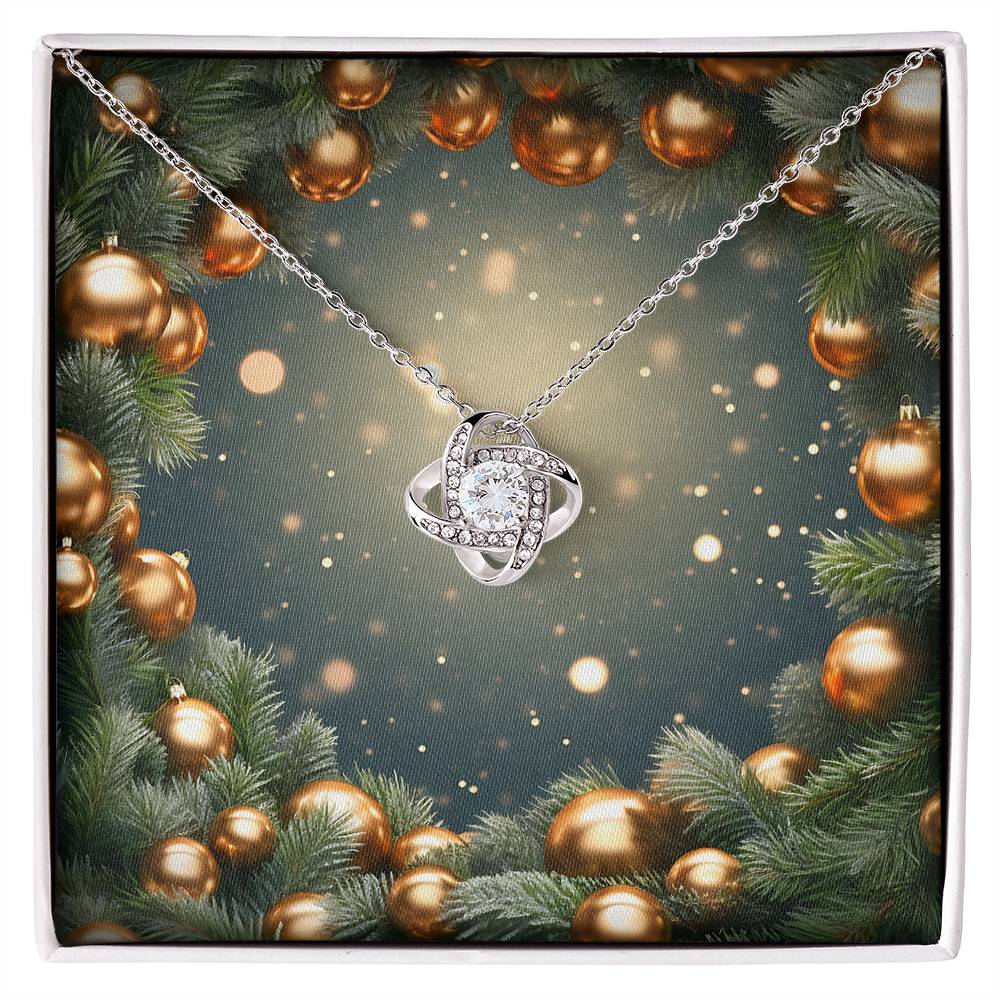 Christmas Background 109 - Love Knot Necklace