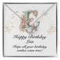 Happy Birthday Lois v01 - Love Knot Necklace