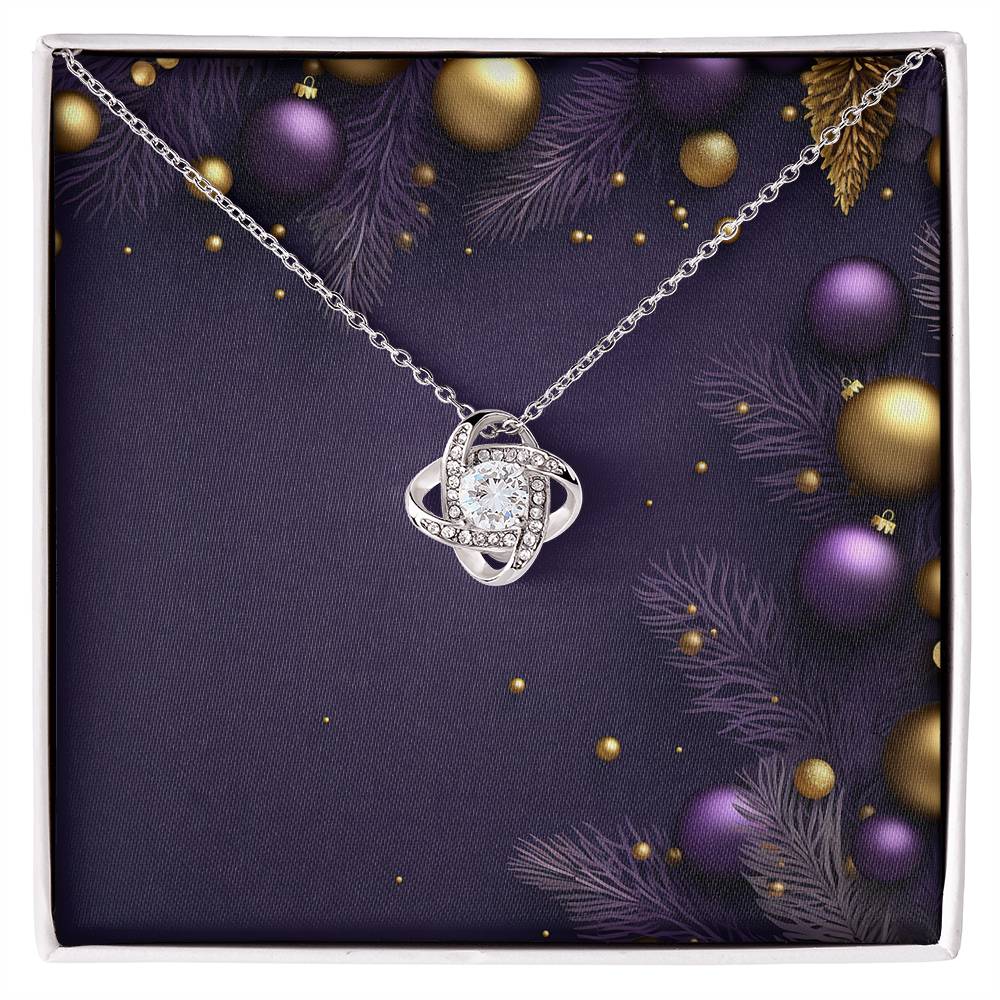 Christmas Background 029 - Love Knot Necklace