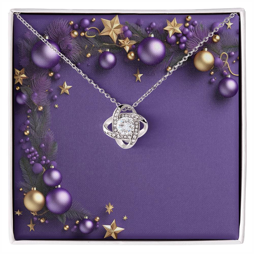 Christmas Background 021 - Love Knot Necklace