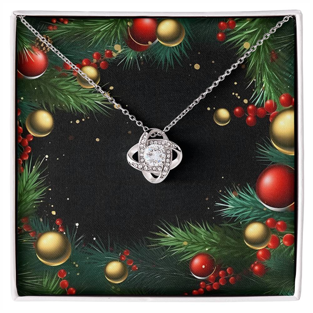 Christmas Background 125 - Love Knot Necklace