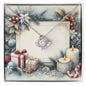 Christmas Background 078 - Love Knot Necklace