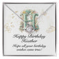 Happy Birthday Heather v01 - Love Knot Necklace