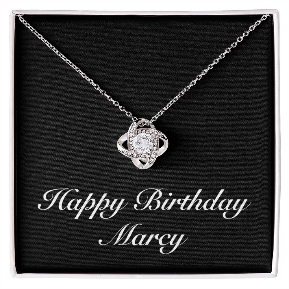 Happy Birthday Marcy v2 - Love Knot Necklace