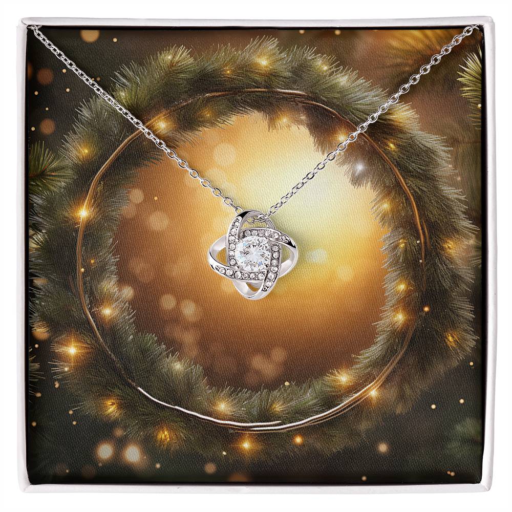 Christmas Background 106 - Love Knot Necklace