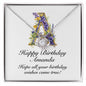Happy Birthday Amanda v02 - Love Knot Necklace