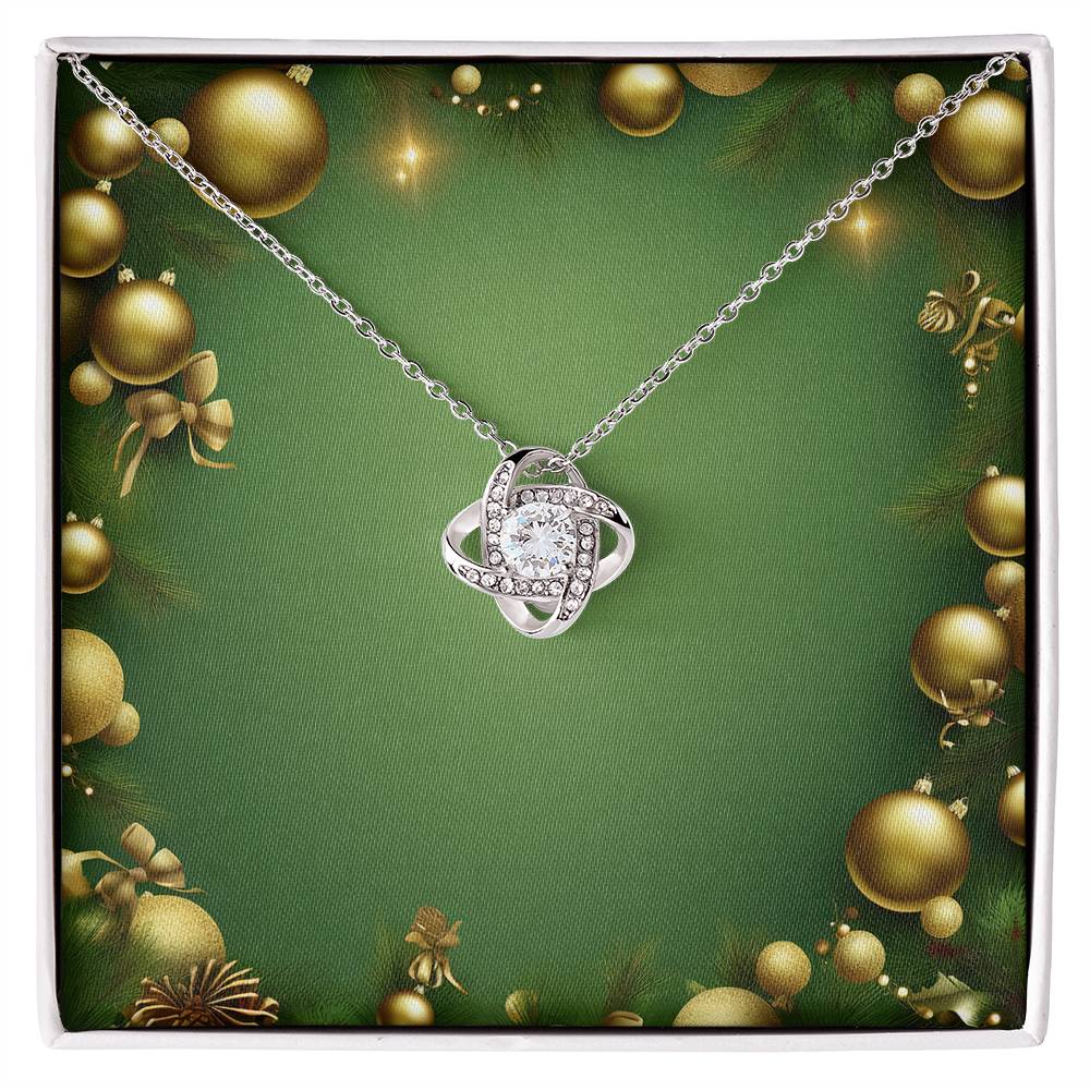 Christmas Background 042 - Love Knot Necklace
