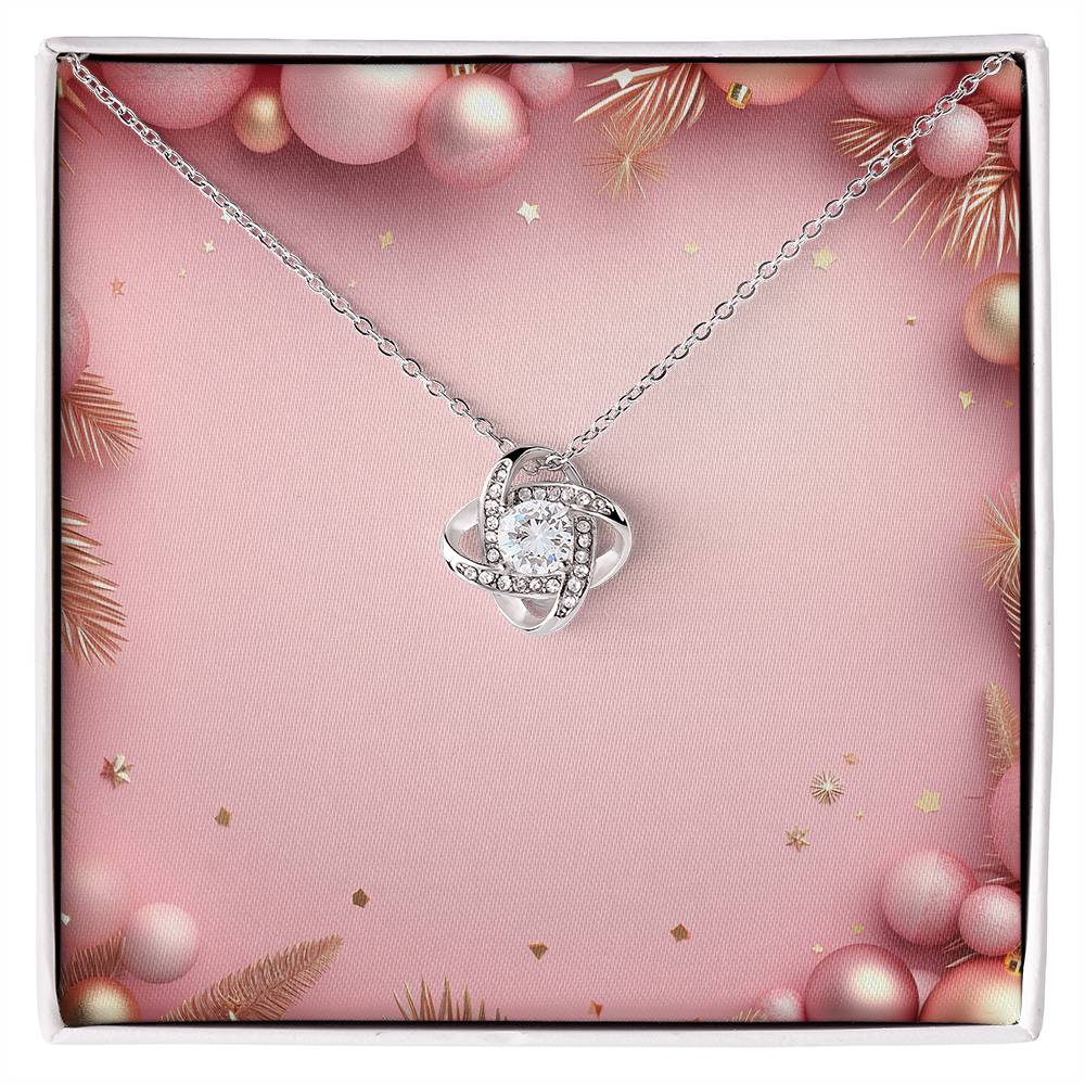 Christmas Background 005 - Love Knot Necklace