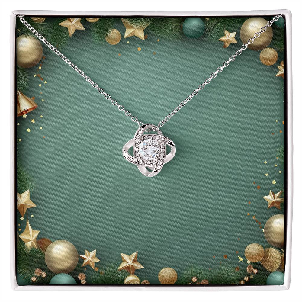 Christmas Background 044 - Love Knot Necklace