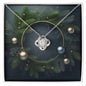 Christmas Background 108 - Love Knot Necklace