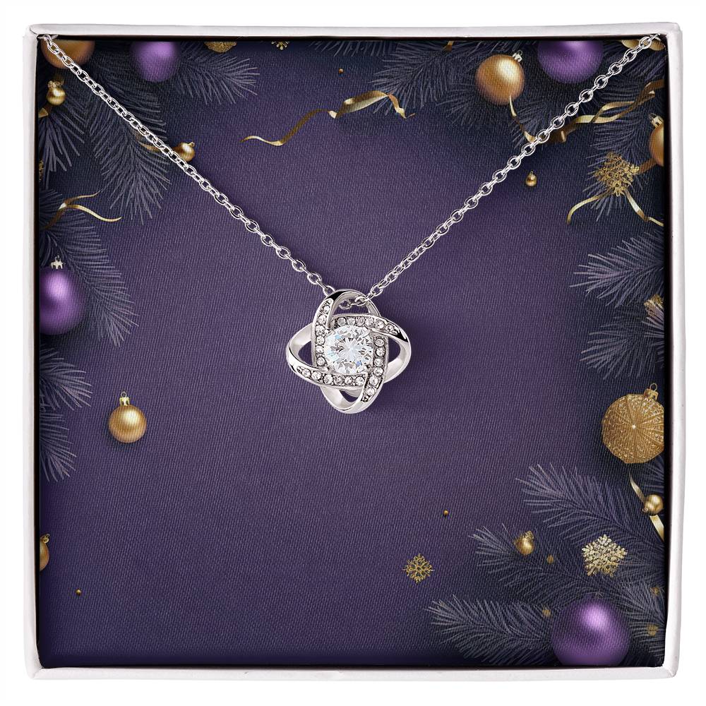 Christmas Background 065 - Love Knot Necklace