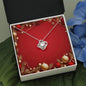 Christmas Background 047 - Love Knot Necklace