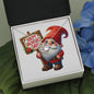 Happy Valentine's Day Gnomes 023 - Love Knot Necklace