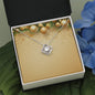 Christmas Background 050 - Love Knot Necklace