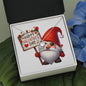 Happy Valentine's Day Gnomes 027 - Love Knot Necklace
