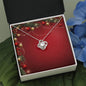 Christmas Background 046 - Love Knot Necklace