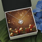 Christmas Background 057 - Love Knot Necklace