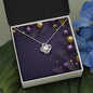 Christmas Background 029 - Love Knot Necklace