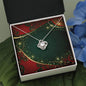 Christmas Background 071 - Love Knot Necklace