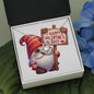 Happy Valentine's Day Gnomes 008 - Love Knot Necklace