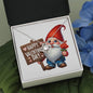 Happy Valentine's Day Gnomes 022 - Love Knot Necklace