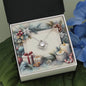 Christmas Background 078 - Love Knot Necklace