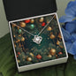 Christmas Background 126 - Love Knot Necklace